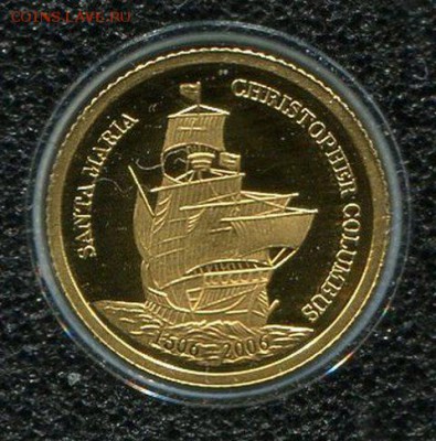 ПАЛАУ 1 доллар 2006г. Парусник Золото до 11.12.14 - img543