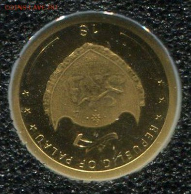 ПАЛАУ 1 доллар 2006г. Парусник Золото до 11.12.14 - img545