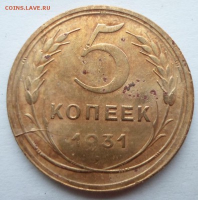 5 копеек 1931 года расколы штемпеля до 12.12 до 22-00 - SAM_0452.JPG