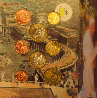 Евро Набор Ватикана 2004г Иоанн ПавелII - 007.JPG