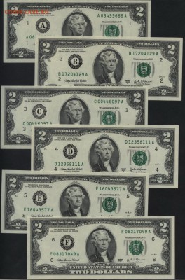 2$ США 2003г. все 12 банков ФРС до 22-00 мск 12.12.14 г. - 2$ все 12 банков ФРС США 2003 аверс1
