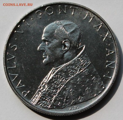 Ватикан 100 лир 1963. ТИРАЖ - 60 000. - 4