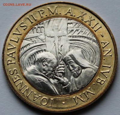 Ватикан 1000 лир 2000. БИМ. ТИРАЖ - 51 000 - 4