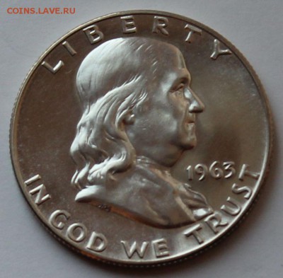 США 50 центов 1963. СЕРЕБРО - 0,900. - 4