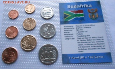 Набор Южная Африка блистер 9шт. UNC - DSCN2918.JPG