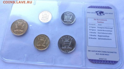 Набор Замбия блистер 5шт. UNC - DSCN2931.JPG