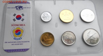 Набор Корея в блистере 6шт. UNC - DSCN2875