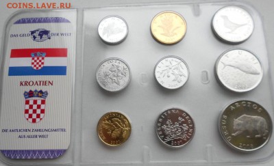 Набор Хорватии в блистере 9шт. UNC - DSCN2871