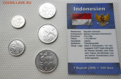 Набор Индонезии в блистере 5шт. UNC - DSCN2864