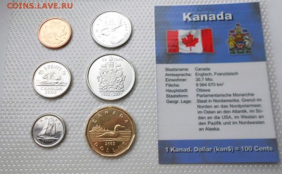 Набор Канады в блистере 6шт. UNC - DSCN2855