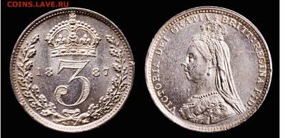 3 пенса, UK, до 14.12.14 21-00+ - 3п1887