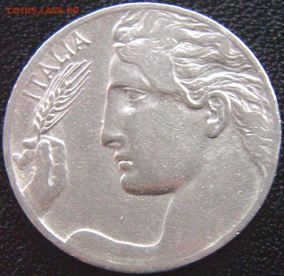 Италия_20 чентезимо 1908(R); до 10.12_22.00мск - 8495