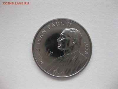 КОНГО, 1 франк,1978г (Jean Paul 2)до 12.12.14г - IMG_0696.JPG