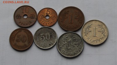 Коллекция Финляндия 2 мировая война 8 монет до 14.12 - фин 01