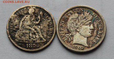 США 1 дайм 1876 1 дайм 1902 до 14.12 - сша 11
