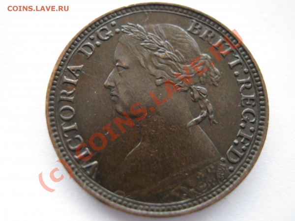 АНГЛИЯ фартинги 1878,1879 гг. Оценка. - Изображение 2966