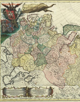 Ну а теперь про Украину - российская империя 1745