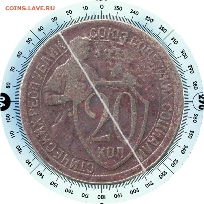 Брак 20 к. 1931 г.  поворот и раскол  до 15.12  22-10 - 1-2