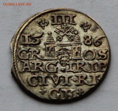 3 гроша Рига 1586 Стефан Батори в коллекцию!!! до 15.12 - рига 02