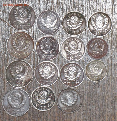 Лот 15 монет медно никель 1935-45 г. до 13.12.2014 в 22-00 - мед-ник35-45 -1