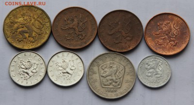 Лот ходячки Чехии 8 монет без повторов до 15.12 - чех 02 1