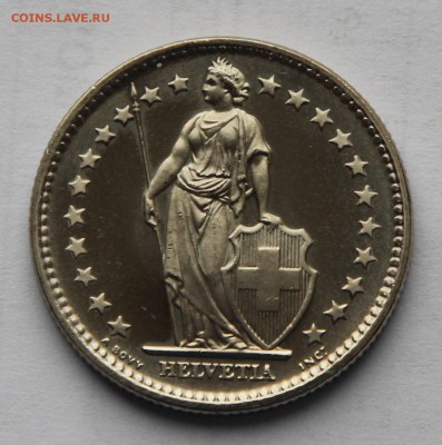 2 франка Швейцария 1974 UNC в коллекцию!!! до 15.12 - швейц 03