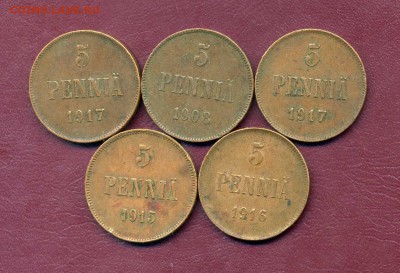5 пенни 1908,15,16,17,17 гг. до 16.12.14. 22-00 мск. - img683