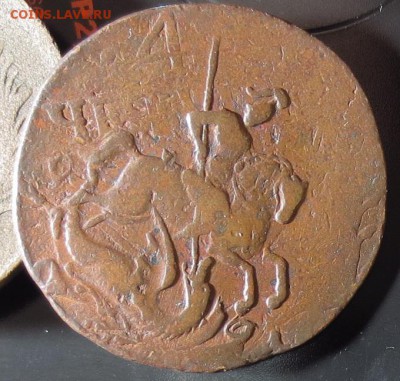 короткий 2 копейки 1763 перечекан (до 15.12.14 22-00) - 6,2