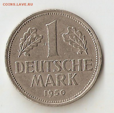 ФРГ 1 марка 1950 G KM# 110 - сканирование0029