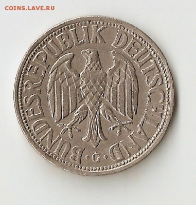 ФРГ 1 марка 1950 G KM# 110 - сканирование0030
