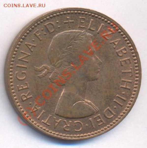 Великобритания полпенни. 1966 г. До 10.05.10 г. 21-00 МСК. - 66 1
