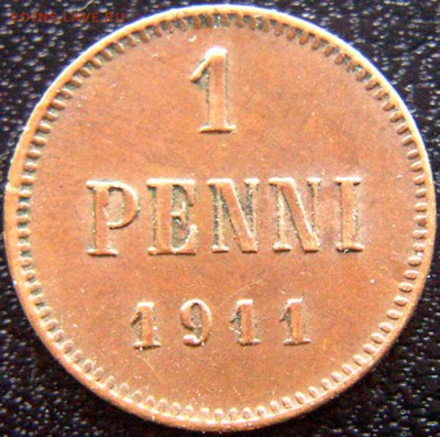 Царская Финляндия_неплохой пенни 1911; до 14.12_22.00мск - 9000
