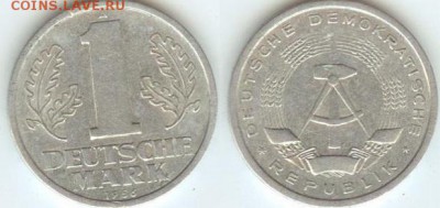 ГДР-1 марка-1956г. до 21.00 по Москве 20.12.2014 - ГДР-1 марка-1956