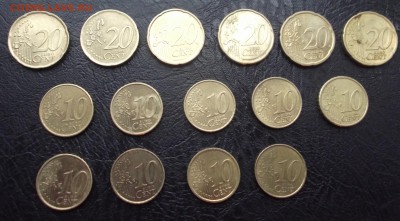 Лот монет Евро до 19.12.14. 22:00 - 5
