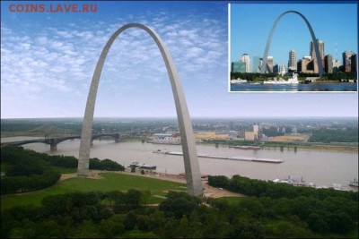 Монеты с Корабликами - st_louis_arch