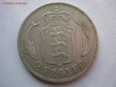 ДАНИЯ 2 кроны 1875 и 1876 гг. Серебро. Предпродажная. - Изображение 164