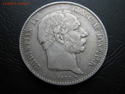ДАНИЯ 2 кроны 1875 и 1876 гг. Серебро. Предпродажная. - Изображение 203