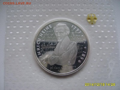 ФРГ,10 марок 1997г(F,Г.Гейне,блистер)!до 17.12.2014 - S6002975.JPG