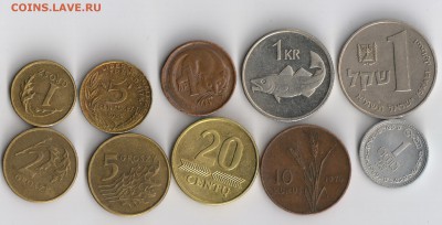 Лот интересных иностранных монет до 17.12.14 - 12
