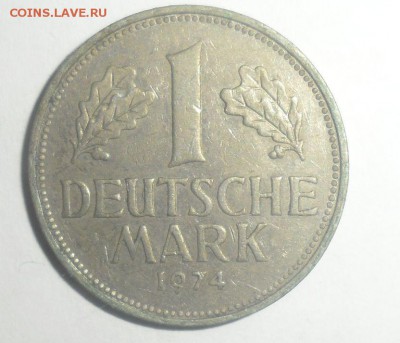 1 Марка 1974,75г. и др. иностр. монеты  20.12.2014 - 11.JPG