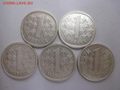 1 маркка 1964-68 серебро Финляндия до 21.12.14 - Изображение23 124