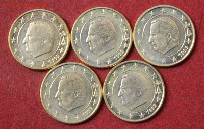 С 1 руб.БЕЛЬГИЯ 1евроцент 5шт.1999г.ИЗ РОЛЛА до 23.12.14 в22 - IMG_2915.JPG