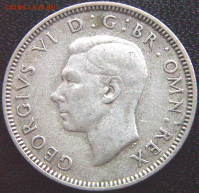 Серебряный британский шиллинг 1946; до 18.12_22.26мск - 8955