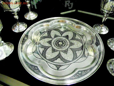Серебряный набор рюмок 640 гр. 875 пробы - DSC00428.JPG