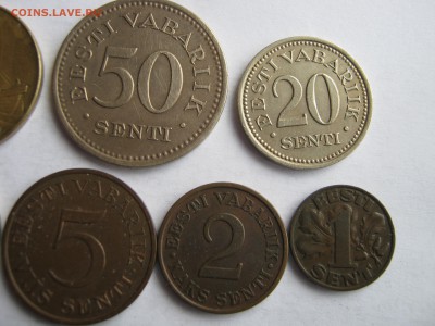 ЭСТОНИЯ 1 крона, 1, 2, 5, 10, 20, 50 сенти 1929-1936. - Изображение 285