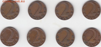 Австрия 2 гроша погодовка 1925-1936 8 монет 24.12 22:30 мск - IMG_0006