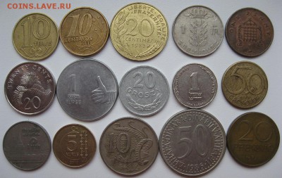 15 монет мира до 22.00 25.12.14 - аук2
