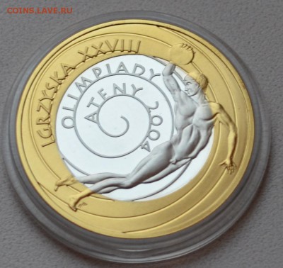 Польша 10 злотых 2004 года Олимпиада в Афинах до 26.12 22.00 - DSC_0028.JPG