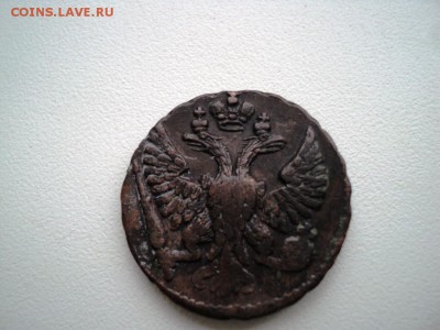 Монеты денга и полушка 1731-1749 гг - DSC07553.JPG