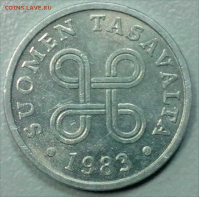 ФИНЛЯНДИЯ  5 ПЕННИ  1983 года до 26.12 - 5п83 1